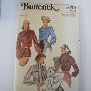 Butterick Vintage Sewing Pattern 5079